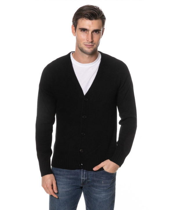 BORGO DEL FILO CARDIGAN BE542371 NER-3