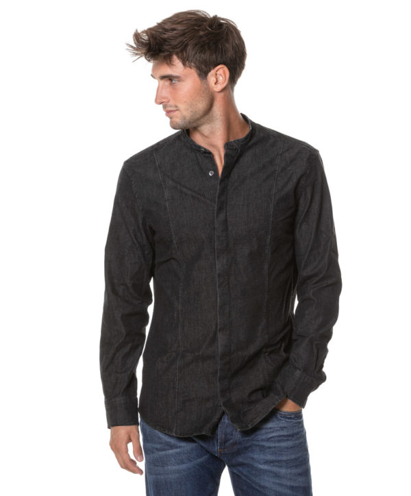 DONDUP CAMICIA DUC315SDS0258 NER-3