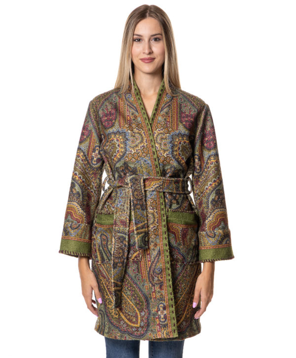 GABRIELE BELLINI KIMONO GLDCAPPBOUCLE UNI-1