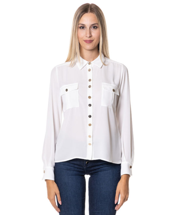 LIU JO CAMICIA LJCF3276TS353 BIA-1