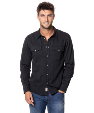 OFFICINA36 CAMICIA OF3102BUDDY NER-3