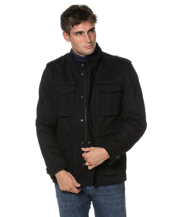 OFFICINA36 FIELD JACKET OF4839SPOMPEO NER-3