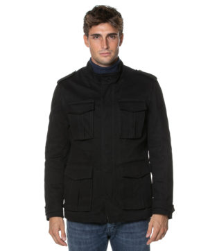 OFFICINA36 FIELD JACKET OF4839SPOMPEO NER-1