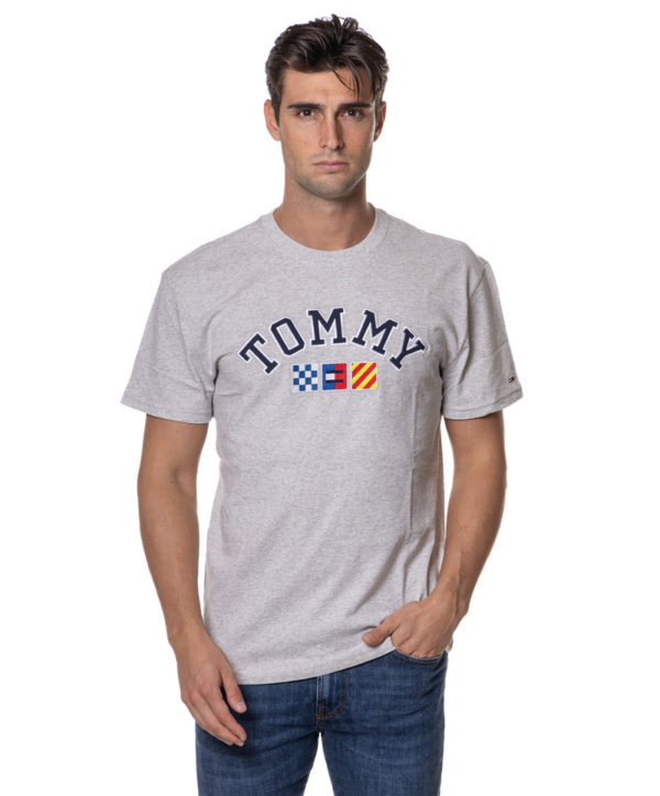 TOMMY HILFIGER T-SHIRT TH16846 GRI-3