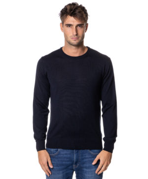 BORGO DEL FILO MAGLIA BE513536 BLU-1