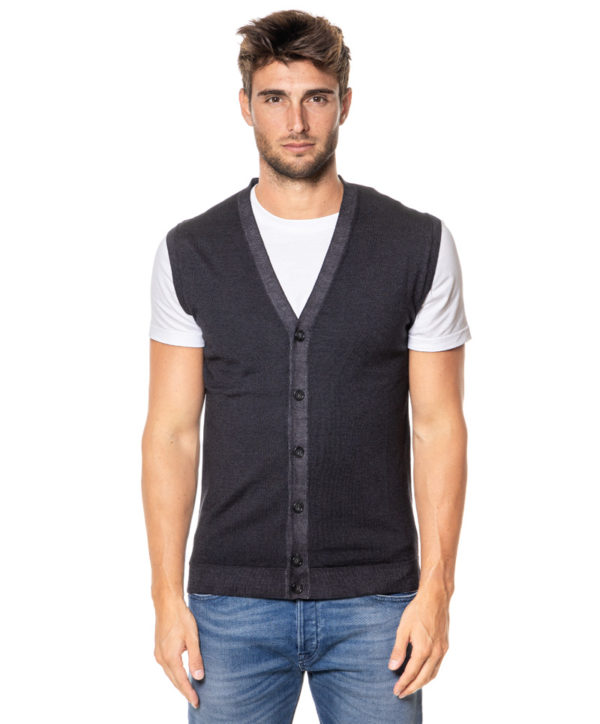 DANIELE FIESOLI GILET DFW23003 NER-1