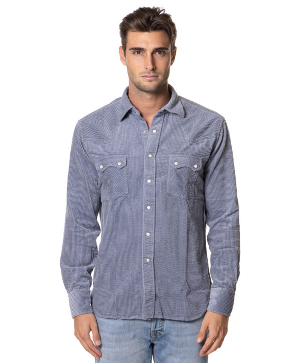 DOPPIAA CAMICIA DPAARIOSTOT7301 AZZ-1