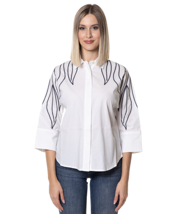 ALPHA STUDIO CAMICIA ALD6450L BIA-1