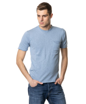 BLAUER T-SHIRT BLM01443 AZC-3