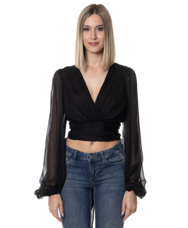 ELISABETTA FRANCHI CAMICIA CBCA03242E2 NER-1