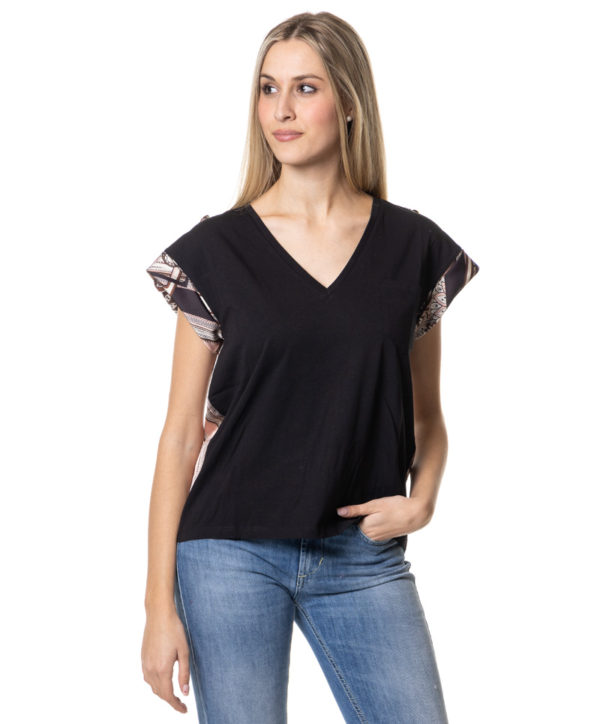 LIU JO T-SHIRT LJWA3156J7821 NER-3