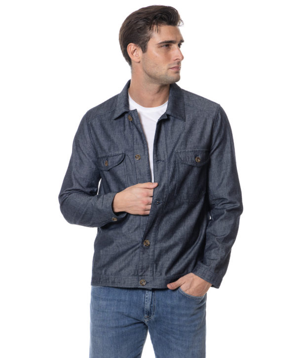 OFFICINA36 OVER SHIRT OF7603NALBORAN BLU-3