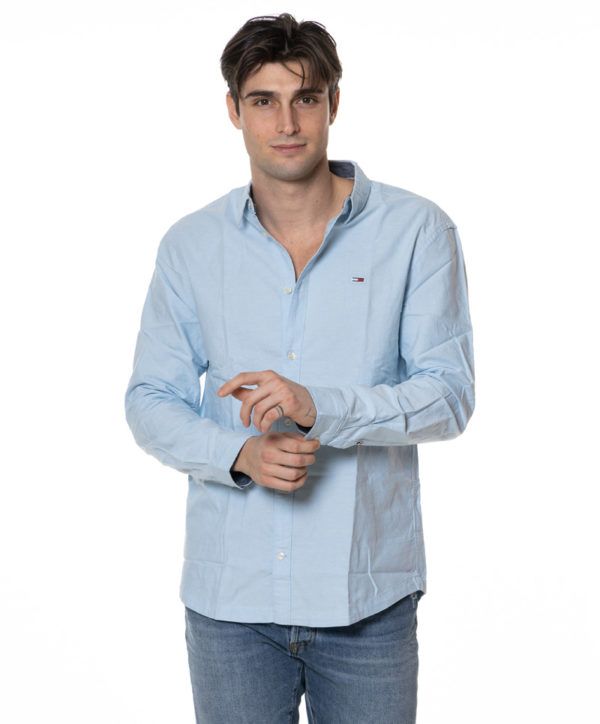 TOMMY HILFIGER CAMICIA TH15408 BLU-3