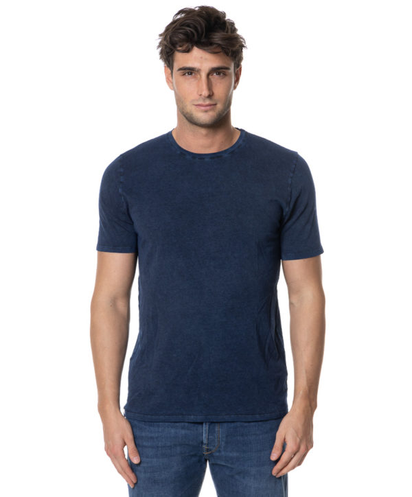 A-ROVESCIO T-SHIRT RVM33075 BLU-1