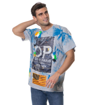 DONDE PARIS T-SHIRT DSTS07 GRI-3