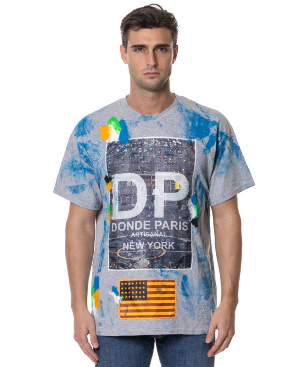 DONDE PARIS T-SHIRT DSTS07 GRI-1