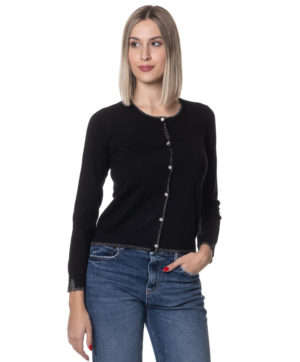 LIU JO CARDIGAN LJMA4076MS49I NER-3