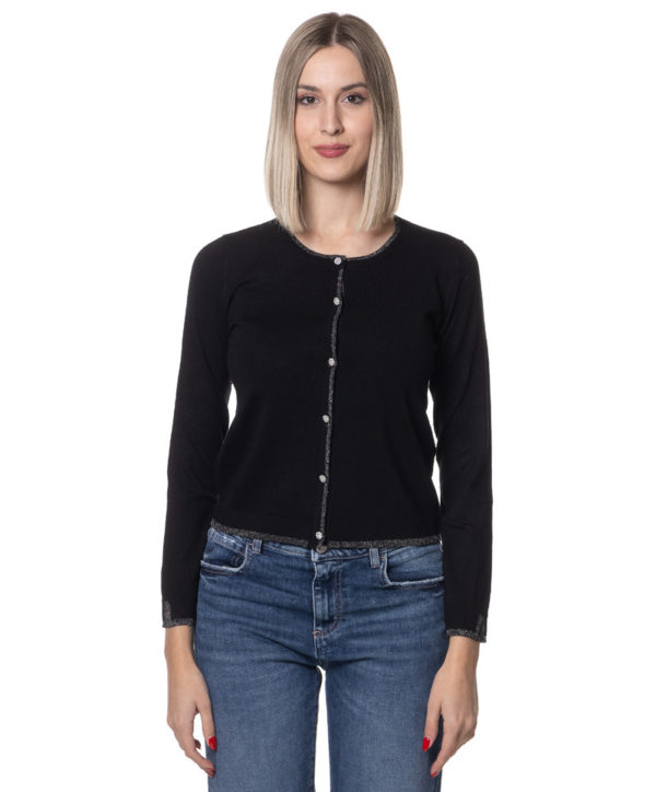 LIU JO CARDIGAN LJMA4076MS49I NER-1