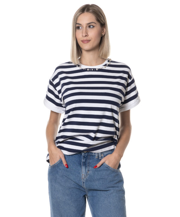 LIU JO T-SHIRT LJMA4330J4698 BIA-3