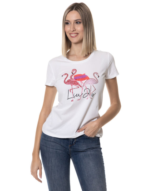 LIU JO T-SHIRT LJMA4336J5003 BIA-3