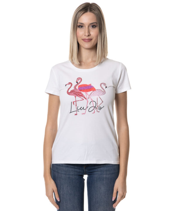 LIU JO T-SHIRT LJMA4336J5003 BIA-1