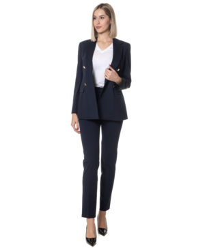 MaxMara STUDIO PANTALONE XSS24ANANANS BLU-4