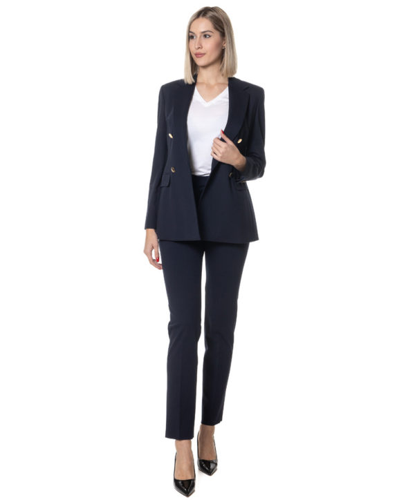 MaxMara STUDIO PANTALONE XSS24ANANANS BLU-4