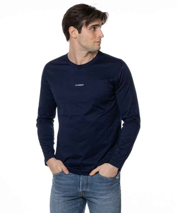 C.P. COMPANY T-SHIRT CPTS258A006374G BLU-3