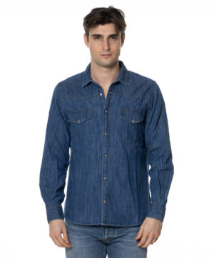 ORIGINAL VINTAGE CAMICIA OVTESLA11301 BLU-1