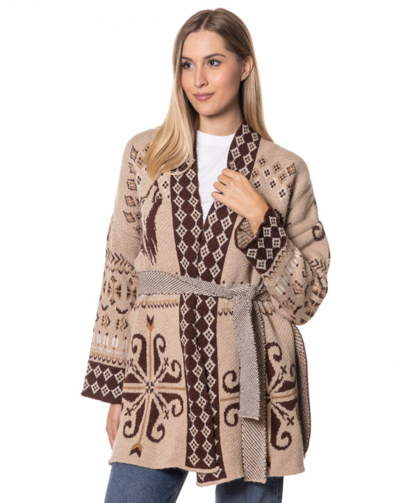 AKEP MAXI CARDIGAN AKDMGKD07058 SAB-3