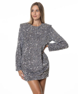 ELISABETTA FRANCHI ABITO CBAB70347E2 GRI-3