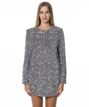 ELISABETTA FRANCHI ABITO CBAB70347E2 GRI-1