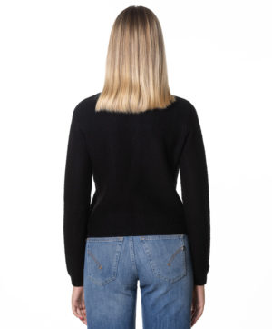 ELISABETTA FRANCHI CARDIGAN CBMK22S47E2 NER-2