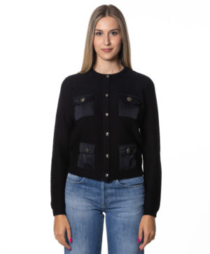 ELISABETTA FRANCHI CARDIGAN CBMK22S47E2 NER-1