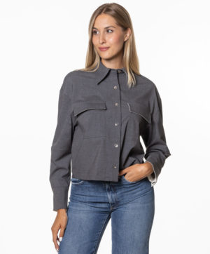 HAPPY 25! CAMICIA HA3451GIOIA GRI-3