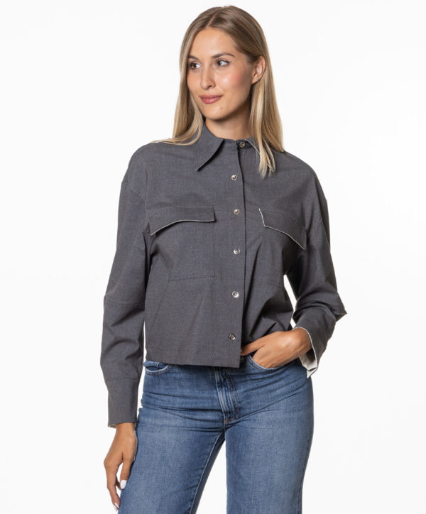 HAPPY 25! CAMICIA HA3451GIOIA GRI-3
