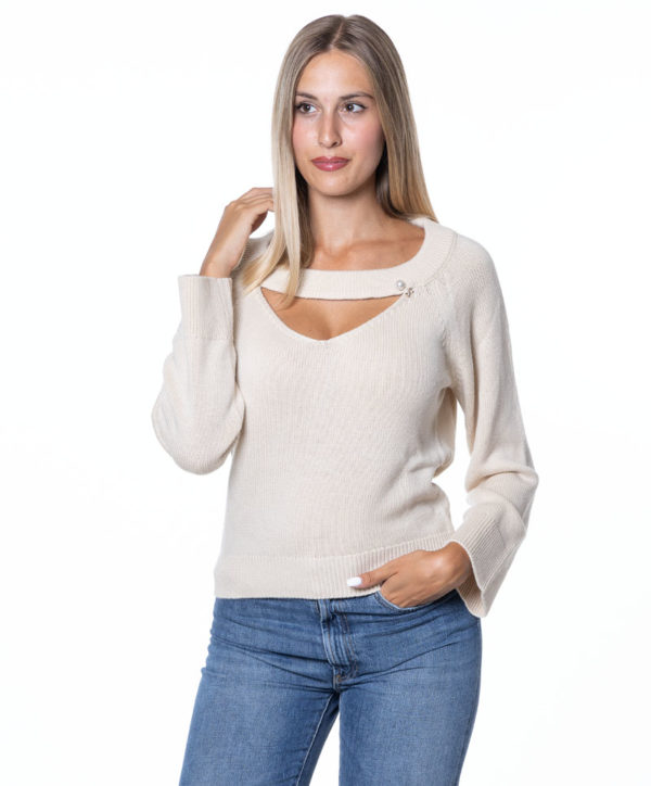 LIU JO MAGLIA LJCF4033MA86O GRE-3