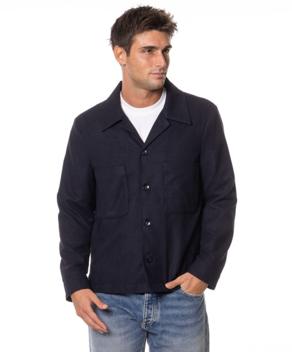 OFFICINA36 OVER SHIRT OF7642CALLAS BLU-3