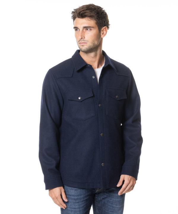 OFFICINA36 OVERSHIRT OF7640CARMEN BLU-3