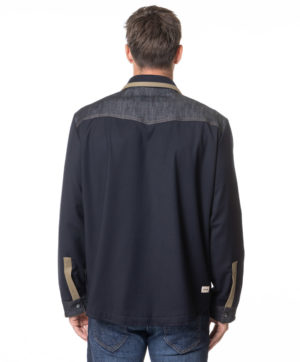 OFFICINA36 OVERSHIRT OF7655LORITA BLU-2