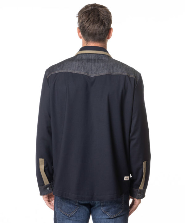 OFFICINA36 OVERSHIRT OF7655LORITA BLU-2
