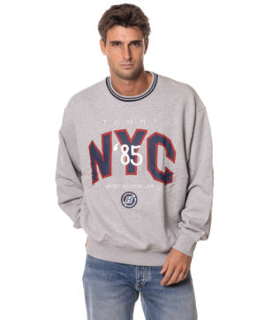 TOMMY HILFIGER FELPA TH20092 GRI-3