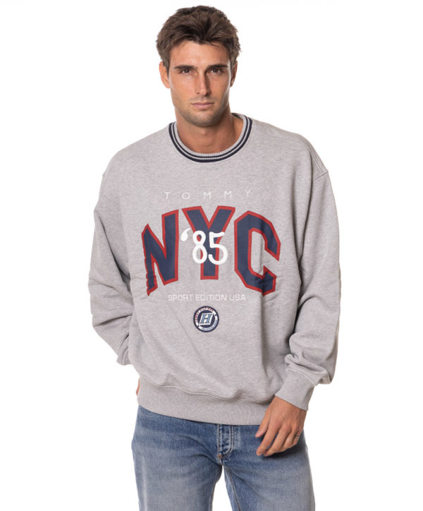 TOMMY HILFIGER FELPA TH20092 GRI-3