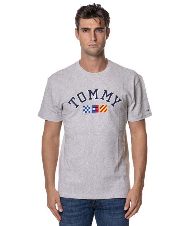 TOMMY HILFIGER T-SHIRT TH16846 GRI-1