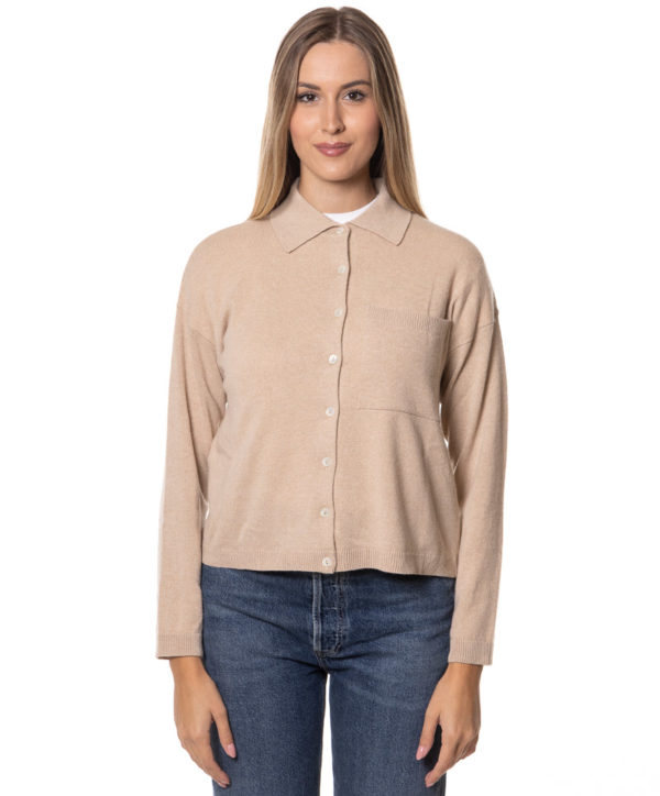 ALPHA STUDIO CAMICIA ALD8042L BEI-1