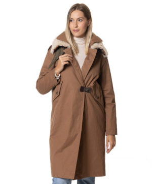 BAZAR DELUXE TRENCH BZS10013099 BEI-3