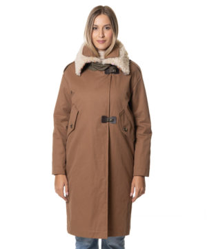 BAZAR DELUXE TRENCH BZS10013099 BEI-1