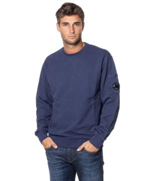 C.P. COMPANY FELPA CPSS060A006372R BLU-3