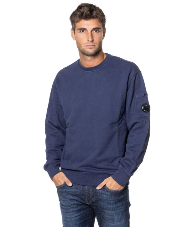 C.P. COMPANY FELPA CPSS060A006372R BLU-3