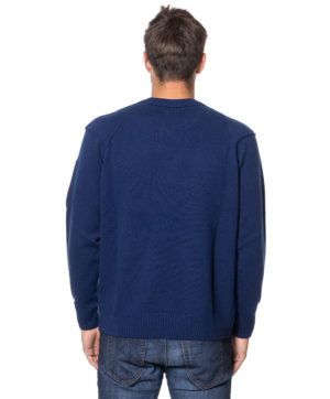 C.P. COMPANY MAGLIA CPKN047A110149A BLU-2